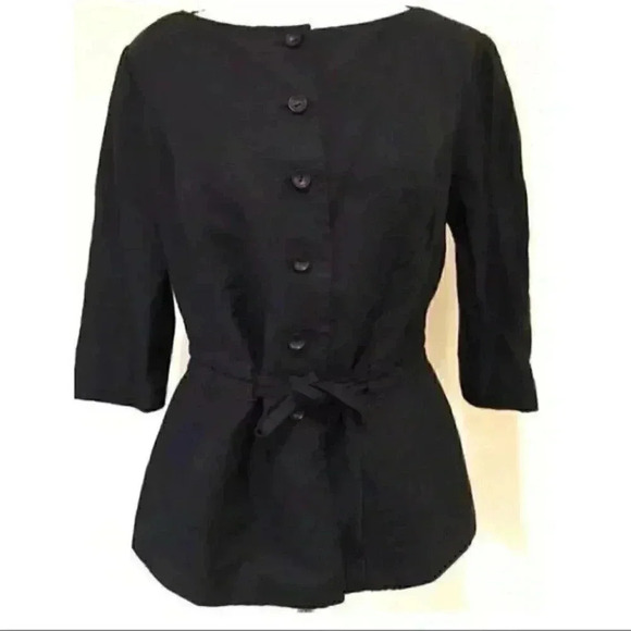 Liz Claiborne Blazer Petite Size 10 Belted Jacket - Picture 2 of 8